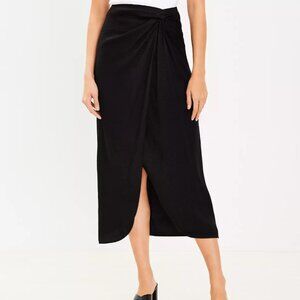 LOFT Animal Jacquard Sarong Skirt